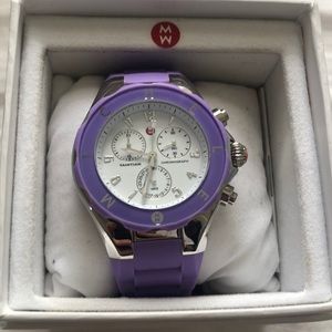 Purple Jelly Michele Watch